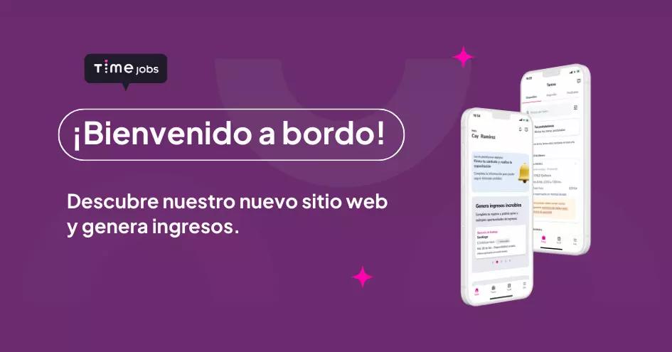 oportunidades de generación de ingresos en el nuevo sitio web de Time Jobs